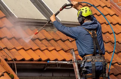 Démoussage et hydrofuge de toiture à Mons